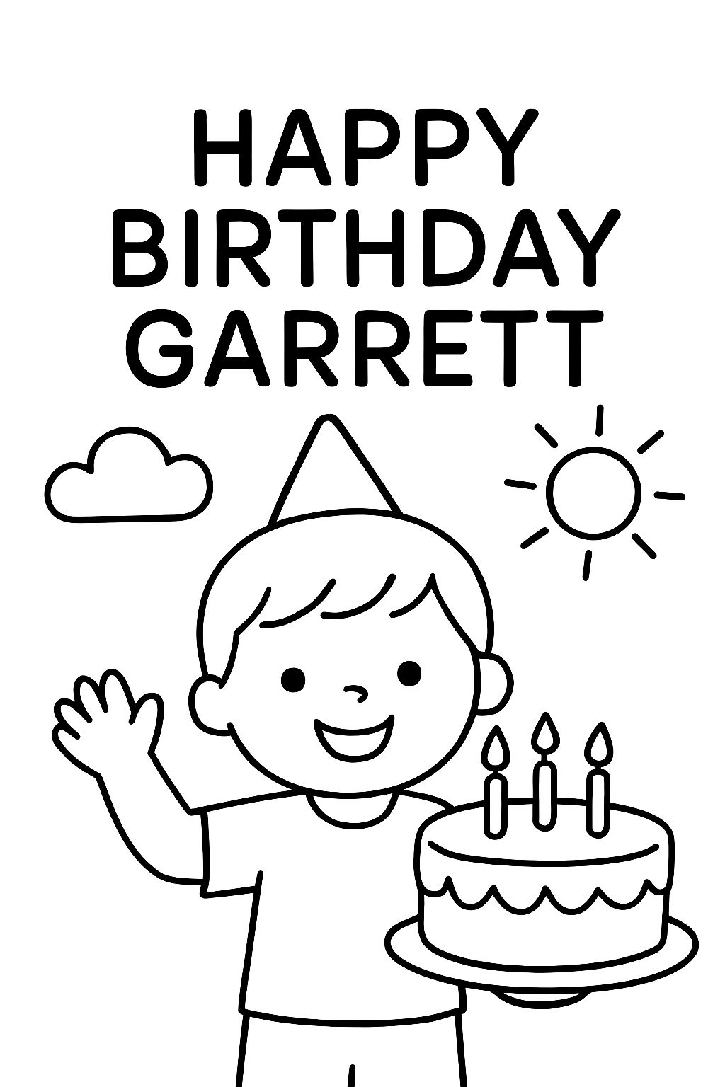Happy Birthday Garrett