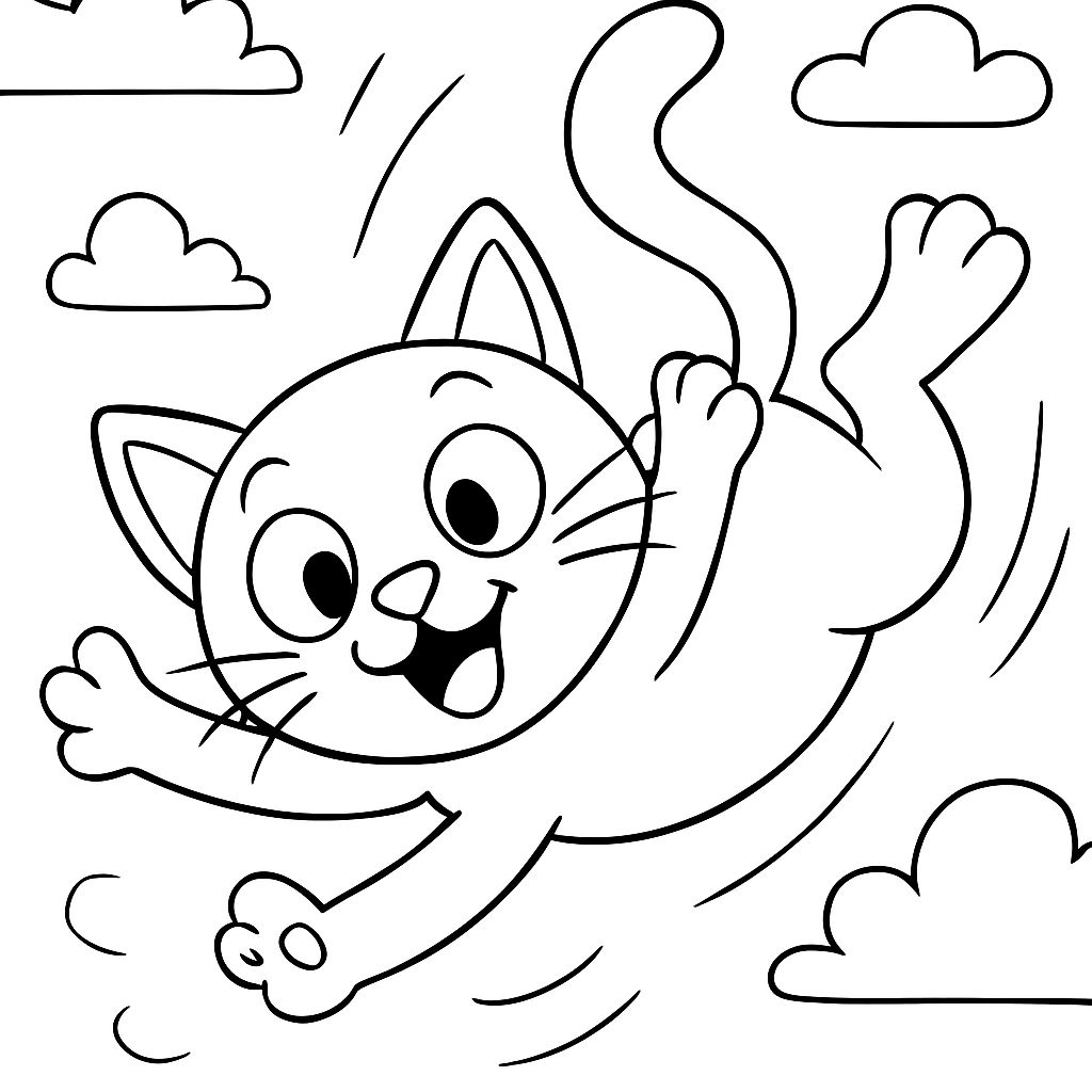 chat tombant chat tombant