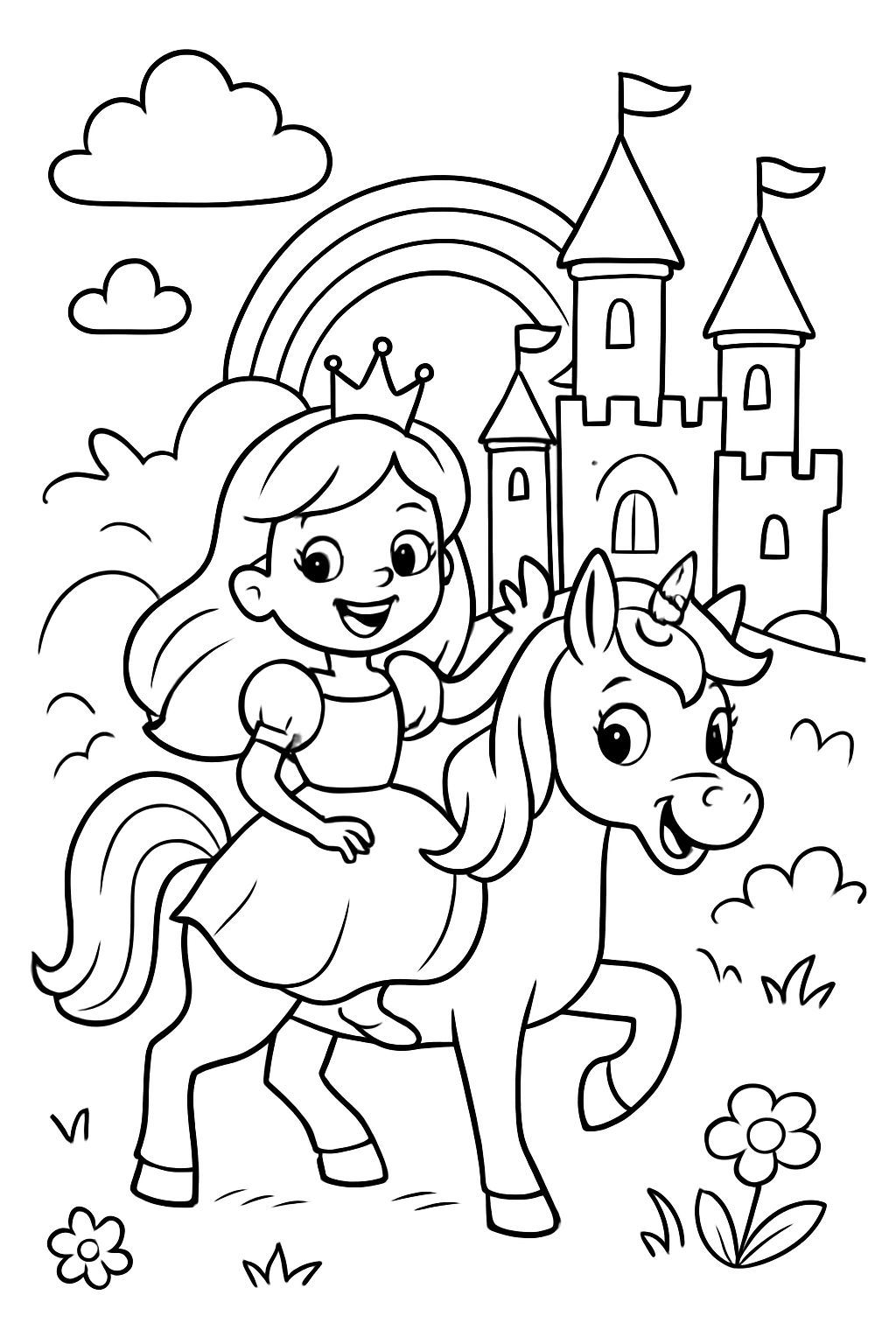 princess unicorn castle