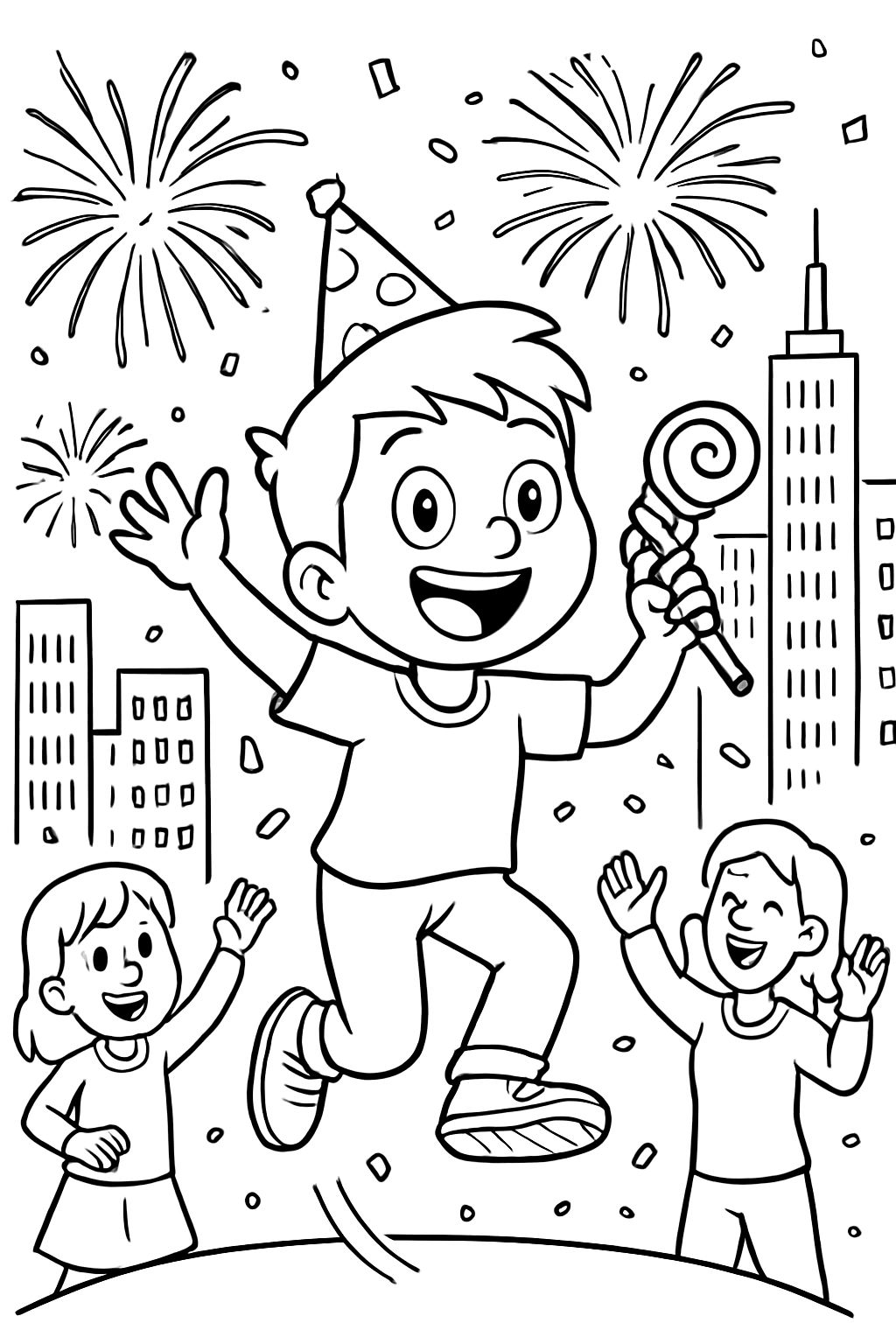 Cidade das luzes ano novo