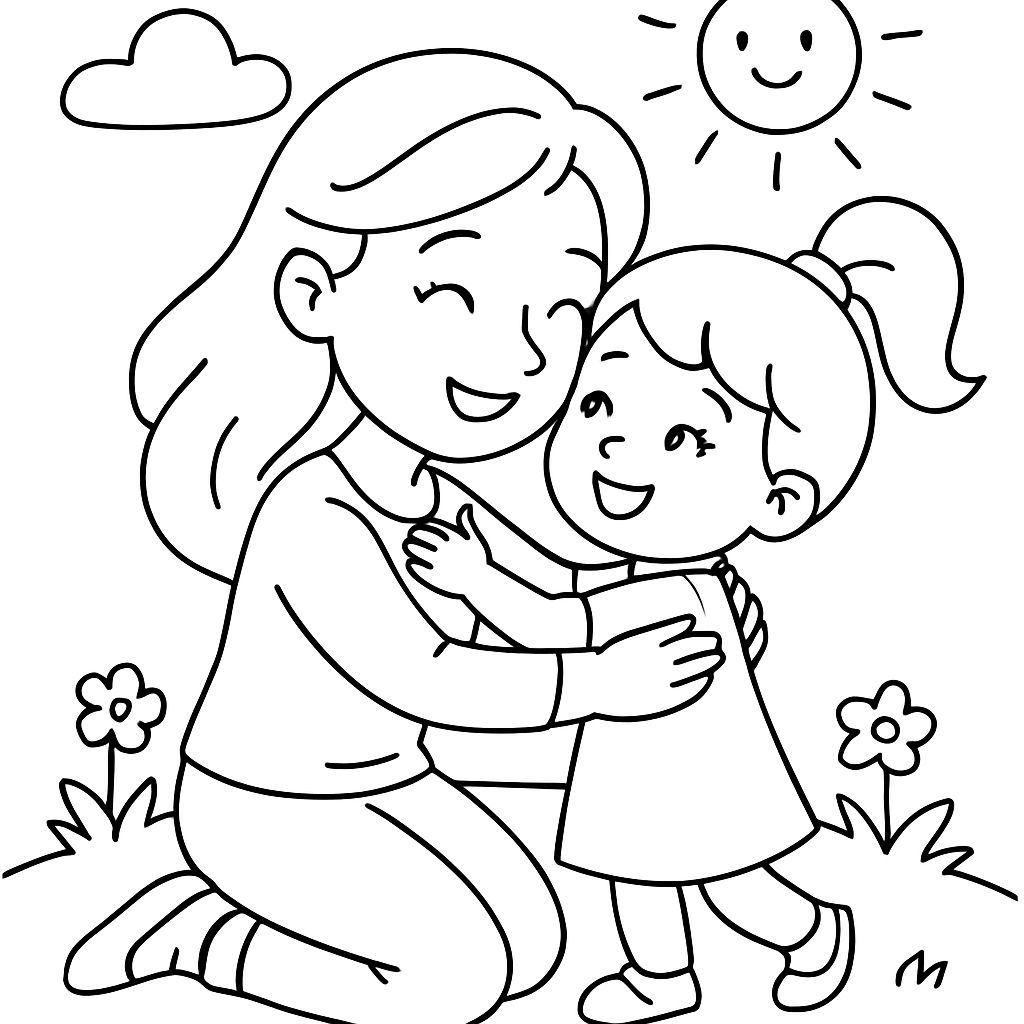 mamãe menina pequena mamãe menina pequena