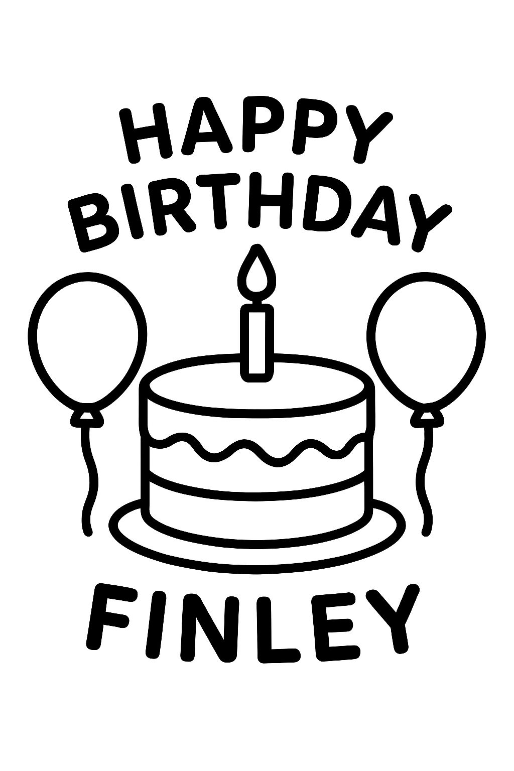 Ein glücklicher Geburtstag Finley Ein glücklicher Geburtstag Finley