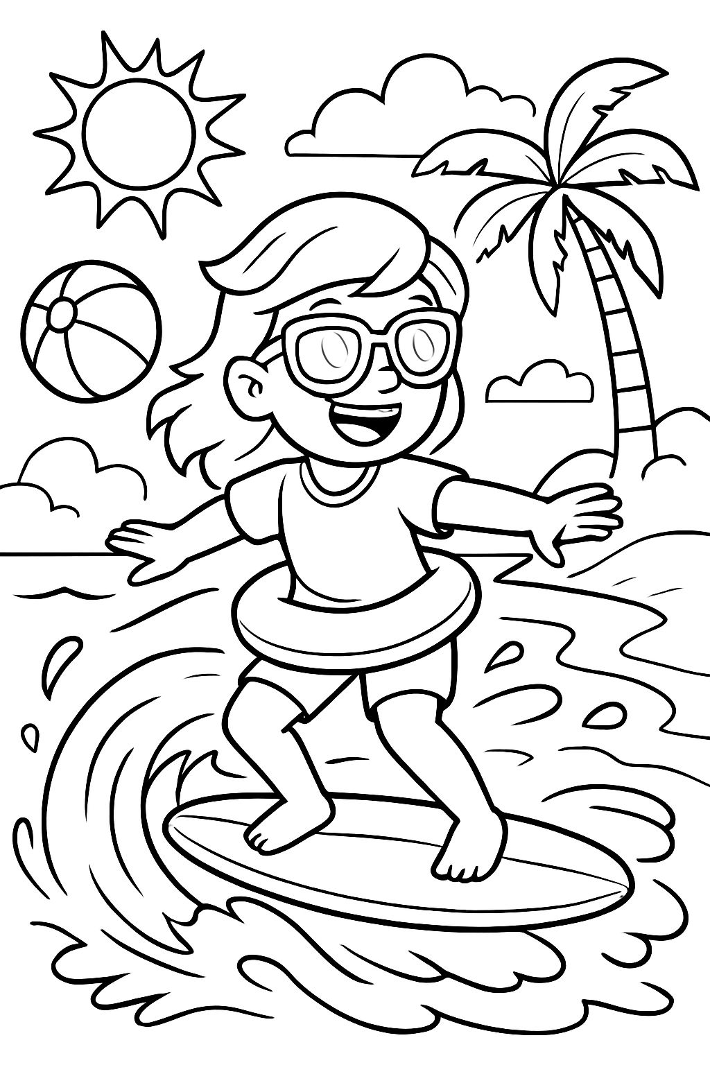 Sommer Malen nach Zahlen